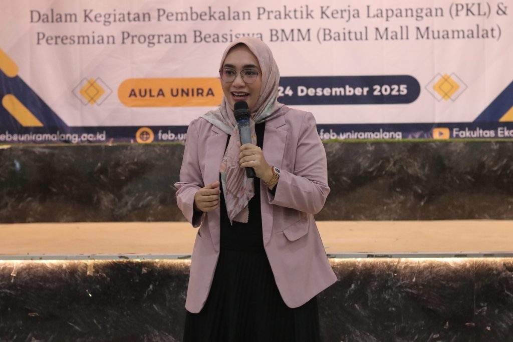 Tak Hanya Beasiswa, Bank Muamalat Berikan Kuliah Umum Pengembangan Karir Diri Mahasiswa Unira Malang